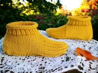 how to knit slippers - how to knit video free knitting pattern